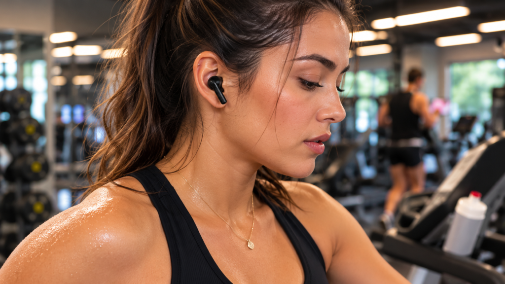 Wireless earbuds designed for workouts and durability