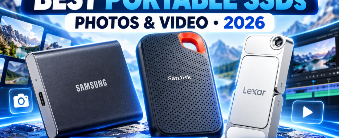 Best Portable SSDs for Photos and Video in 2026: Fast Storage Without the Bulk