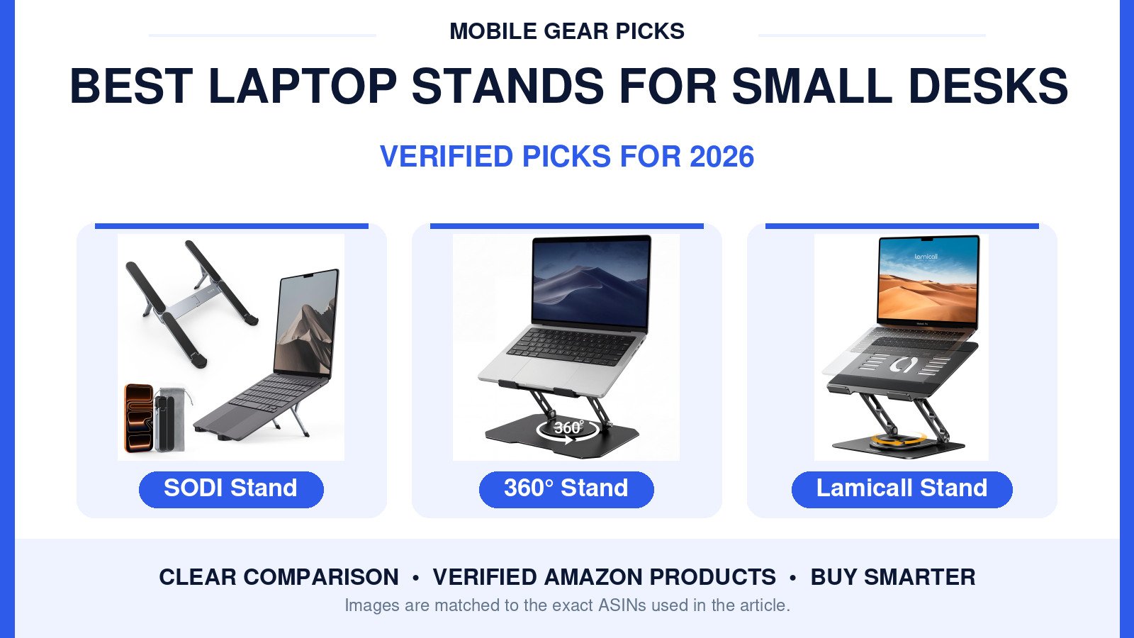 Best Laptop Stands for Small Desks in 2026: Better Posture Without Losing Space