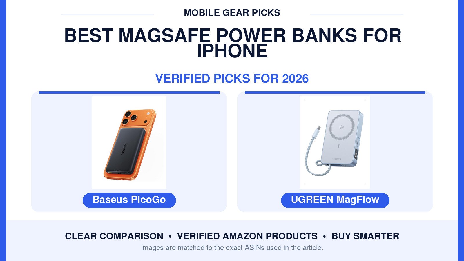 Best MagSafe Power Banks for iPhone Duo in 2026