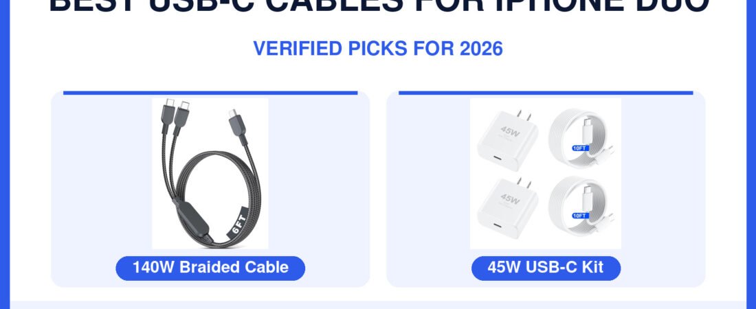 Best USB-C Cables for iPhone Duo in 2026