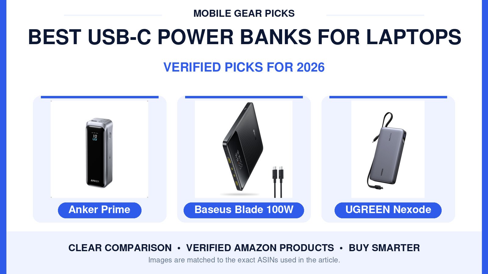 Best USB-C Power Banks for Laptops in 2026: Stop Hunting for Wall Outlets