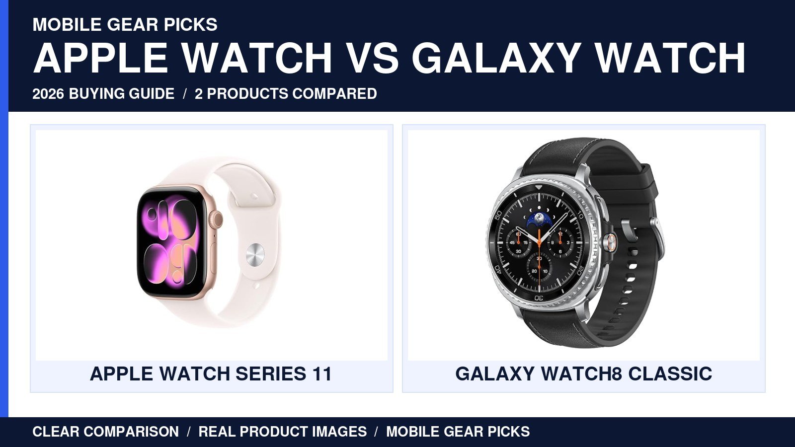Apple Watch vs Samsung Galaxy Watch 2026: Which Smartwatch Actually Wins?