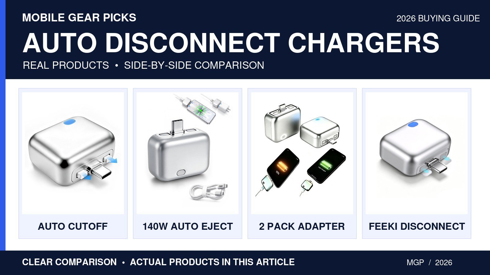 Auto Disconnect Charger Review 2026: This USB-C Adapter Physically Stops Charging at Full Battery