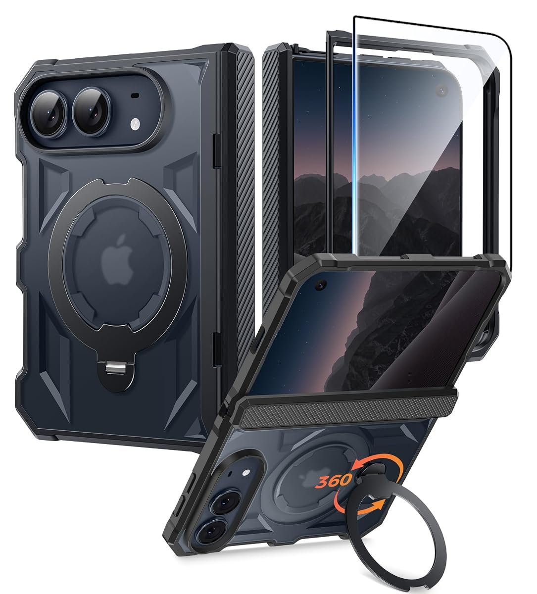 FNTCASE Hinge-Protection Stand Case